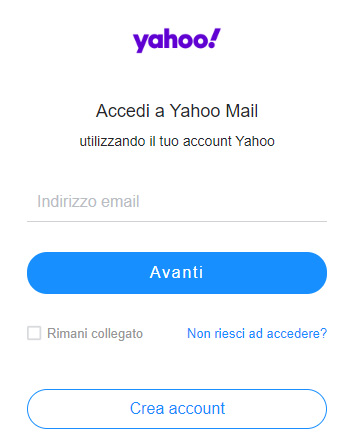 Accedi a Yahoo Mail